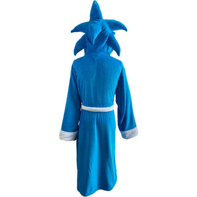 Official Sonic the Hedgehog Cosplay Hooded Adult Bathrobe / Dressing Gown