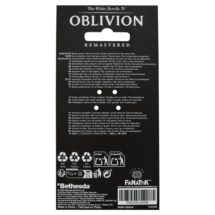 The Elder Scrolls IV: Oblivion Mehrune's Razor Bottle Opener
