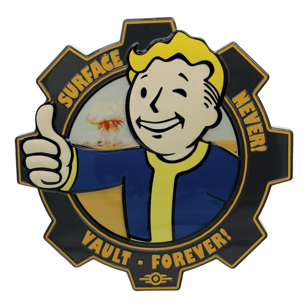 Fallout Vault Boy Resin Plaque