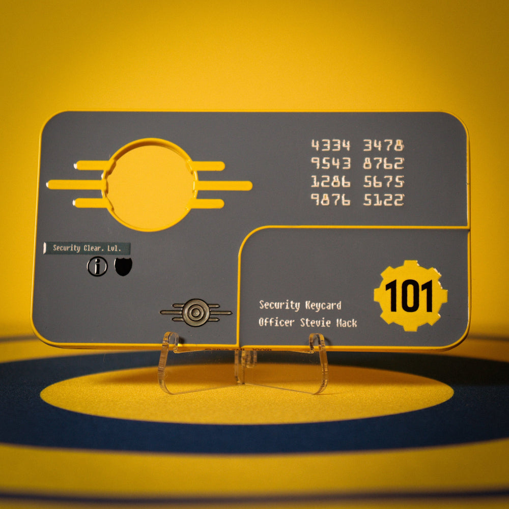 Fallout 3 Vault 101 Security Keycard Replica
