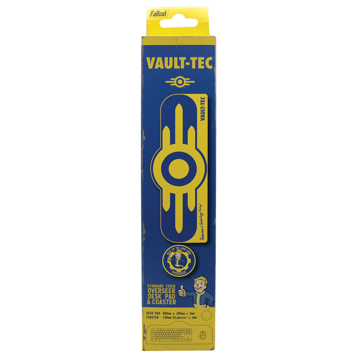 Fallout Vault-Tec XL Desk Pad and Coaster Set