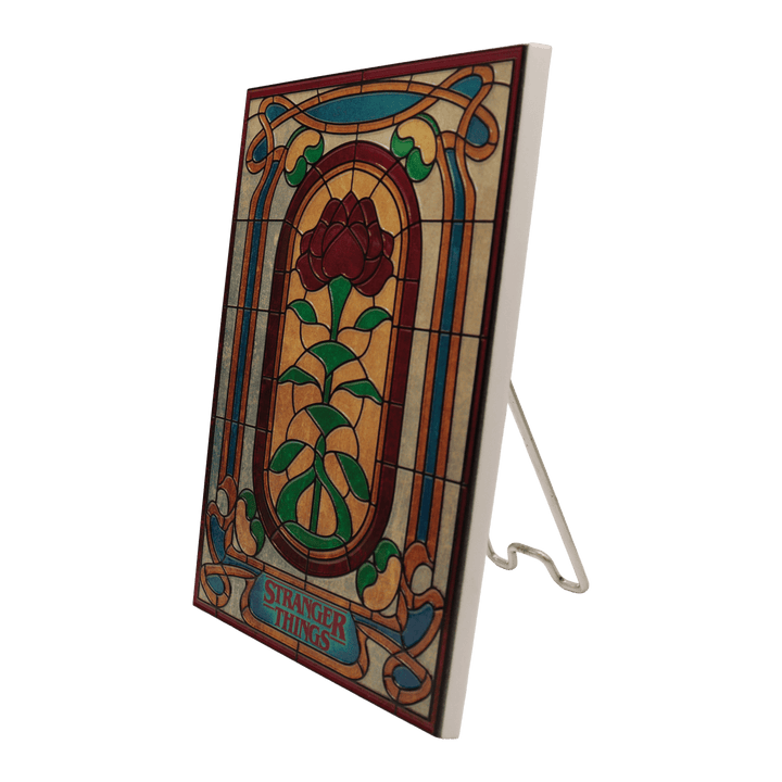 Stranger Things Creel House Stained Glass Window Resin Plaque