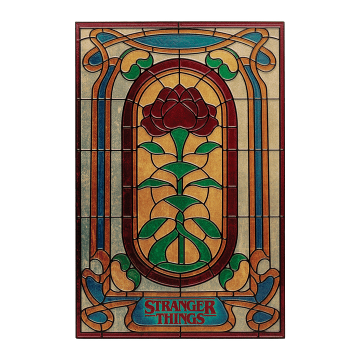 Stranger Things Creel House Stained Glass Window Resin Plaque