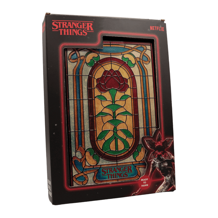 Stranger Things Creel House Stained Glass Window Resin Plaque