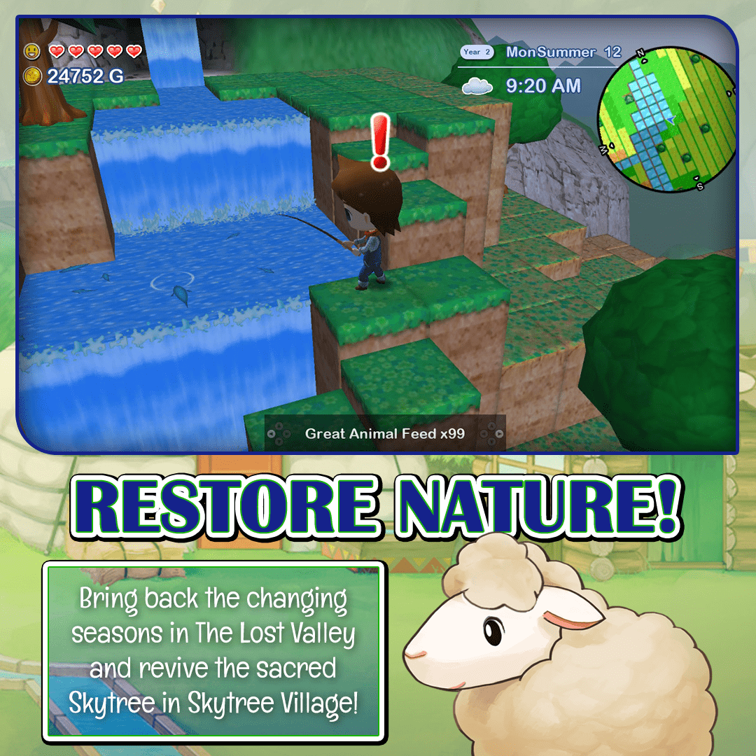 Harvest Moon: The Lost Valley and Skytree Village (collectors editon)