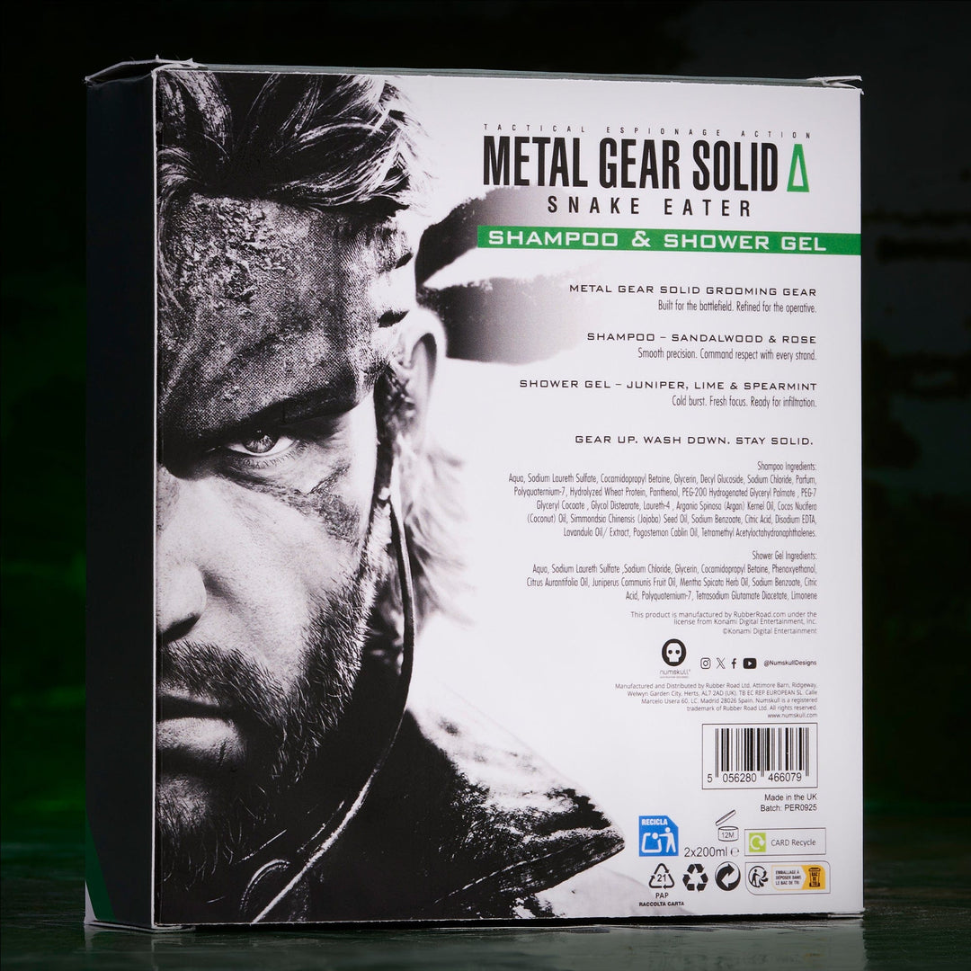 Metal Gear Solid Gift Set (Shower Gel & Shampoo)