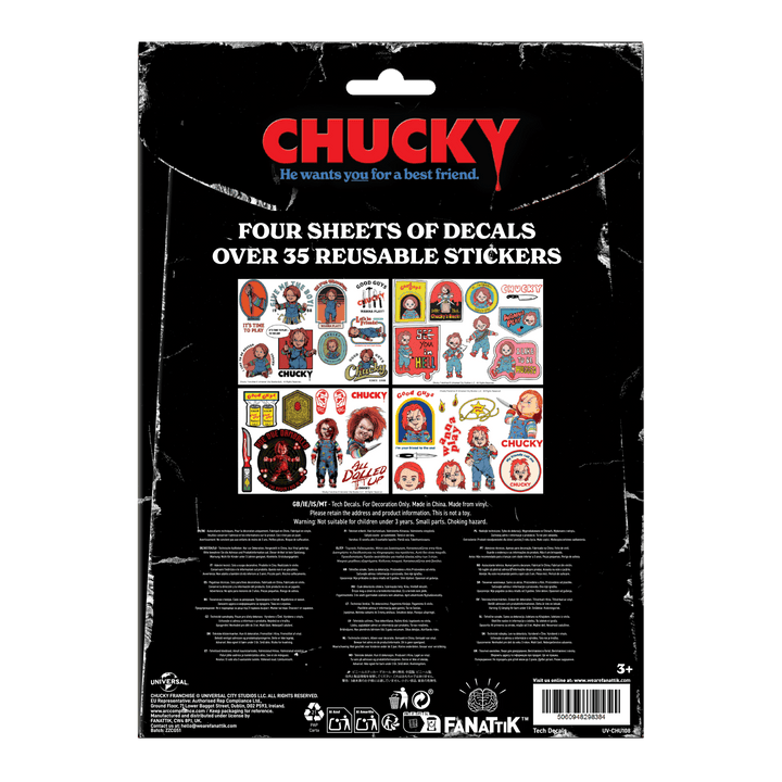 Chucky Tech Decals