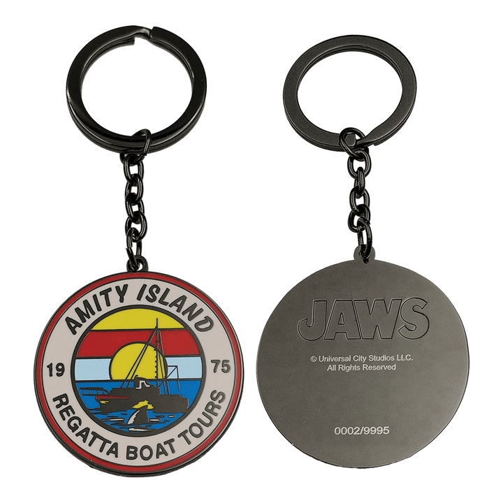 Jaws 50th Anniversary Regatta Boat Tour Keyring