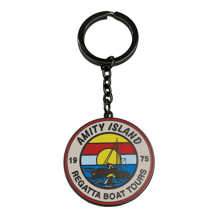 Jaws 50th Anniversary Regatta Boat Tour Keyring