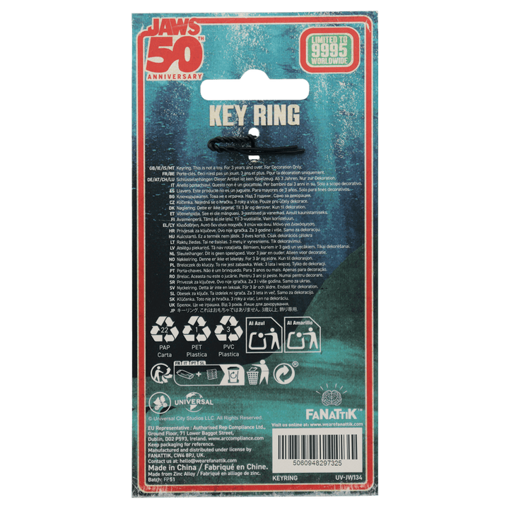 Jaws 50th Anniversary Regatta Boat Tour Keyring