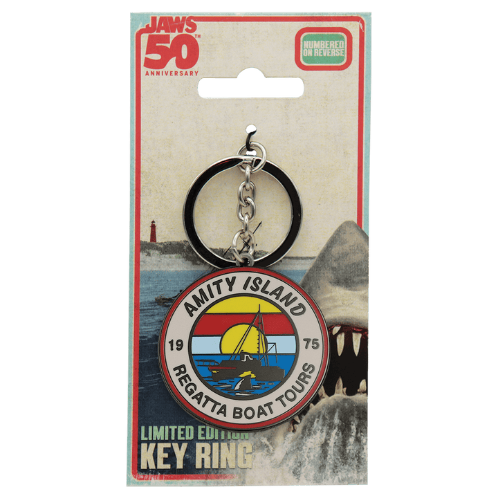 Jaws 50th Anniversary Regatta Boat Tour Keyring