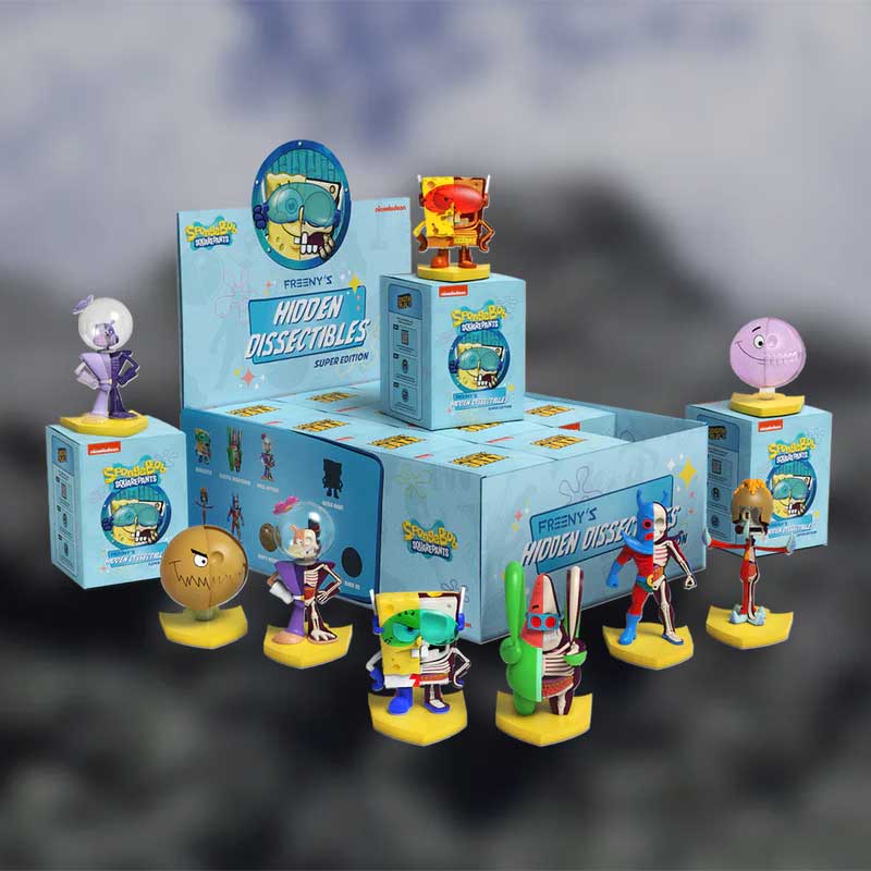 SpongeBob SquarePants Freeny's Hidden Dissectibles Series 4 Super Edition Blind  Box of 12 Mini-Figures