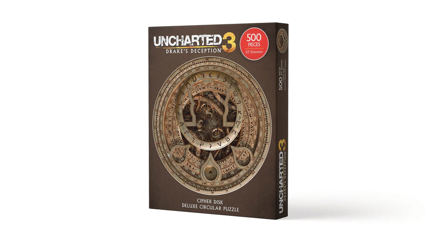 Uncharted Jigsaw Puzzle Cipher Disk Circular Deluxe (500 pieces)