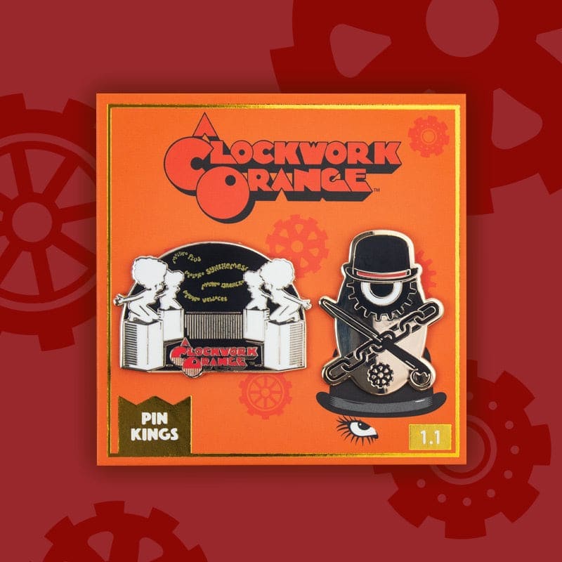 One Size Pin Kings A Clockwork Orange Enamel Pin Badge Set 1.1 – Milk Bar & Icon