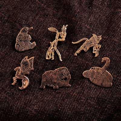 One Size Pin Kings Harry Potter Fantastic Beasts Enamel Pin Badge Set 1.3 – Matagot & Nagini