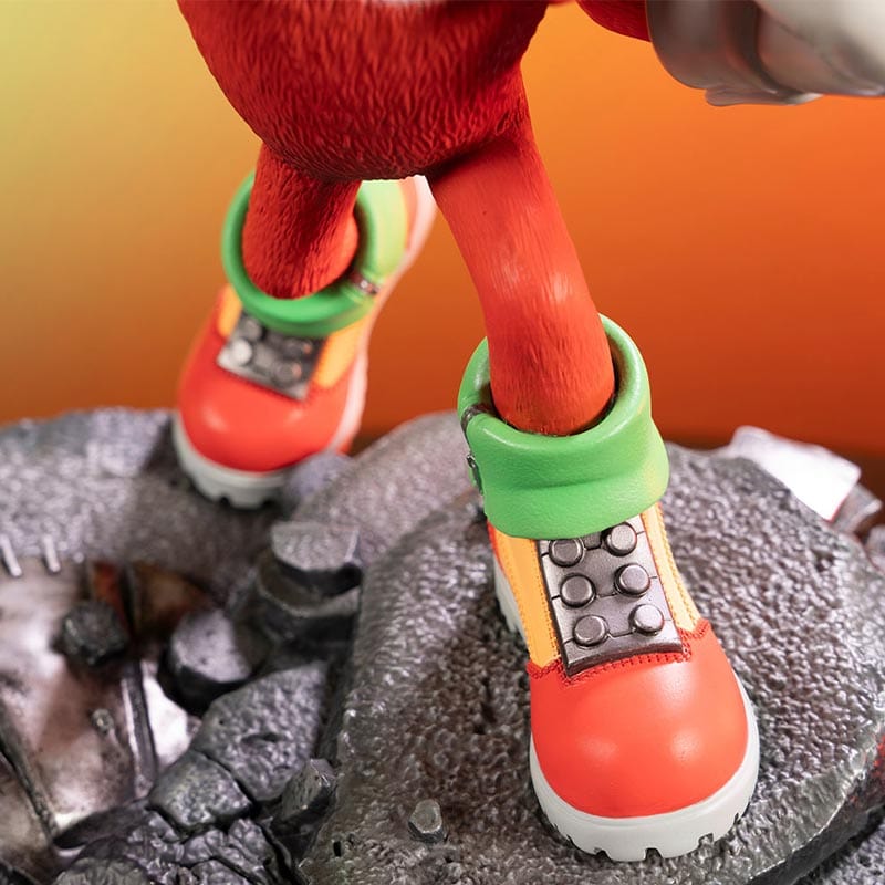 Official First4Figures Sonic the Hedgehog 2 Knuckles Standoff Statue (Standard Edition)