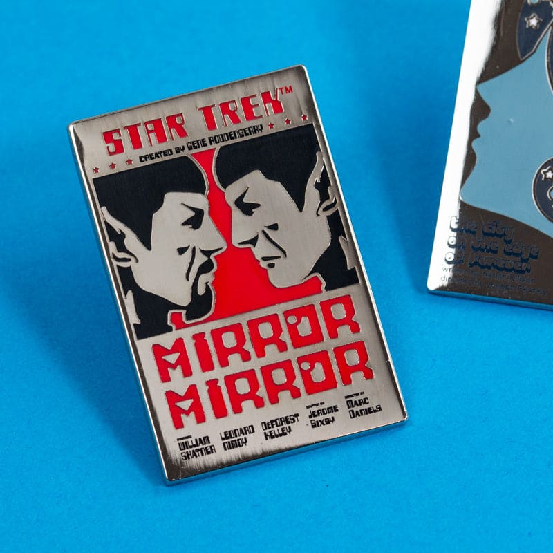 One Size Pin Kings Star Trek Enamel Pin Badge Set 1.1 – Mirror Spock & The City on The Edge