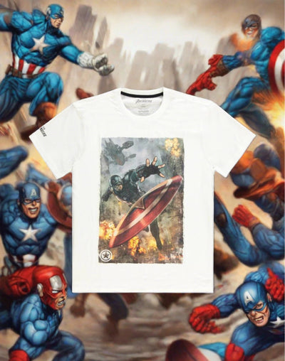 2XL Avengers - Captain America - Unisex  T-Shirts