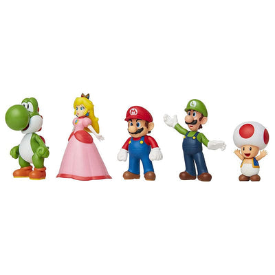 Official Nintendo Super Mario 2.5" Mario and Friends 5 Pack