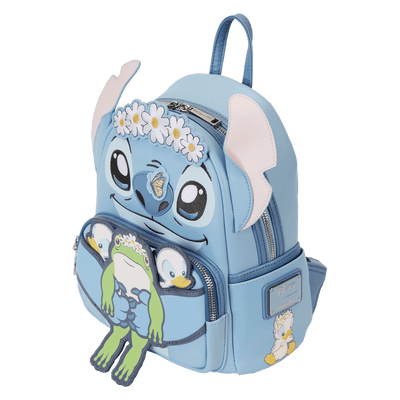 Loungefly Disney Lilo and Stitch Springtime Stitch Cosplay Mini Backpack