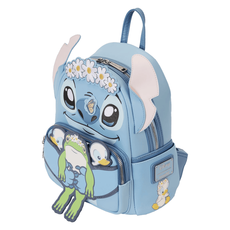 Loungefly Disney Lilo and Stitch Springtime Stitch Cosplay Mini Backpack