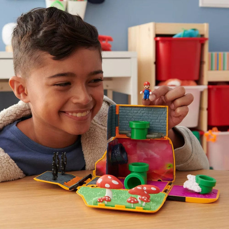 Official The Super Mario Bros. Movie Van Playset with Mario Mini