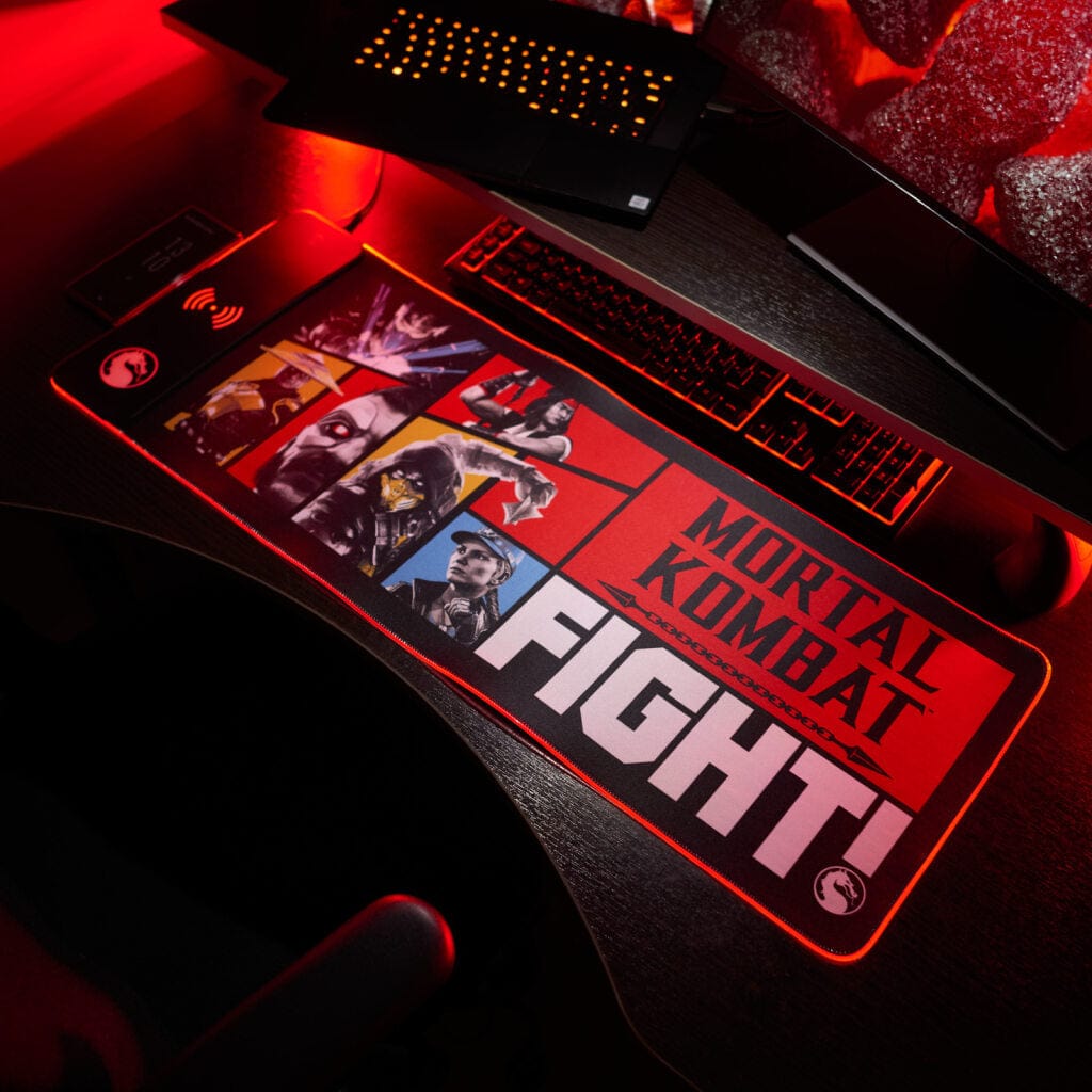 Mortal Kombat XXL Gaming Mousepad | Wireless Charging & RGB