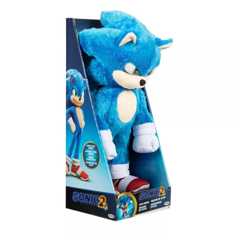 Official Sonic the Hedgehog 2 Movie 13" Sonic Plush