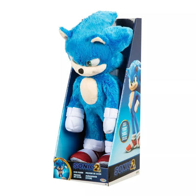 Official Sonic the Hedgehog 2 Movie 13" Sonic Plush
