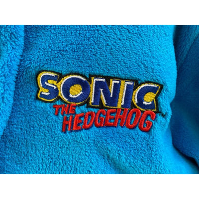 Official Sonic the Hedgehog Cosplay Hooded Adult Bathrobe / Dressing Gown