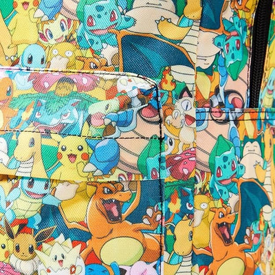 Official Pokémon Characters All Over Printed Backpack