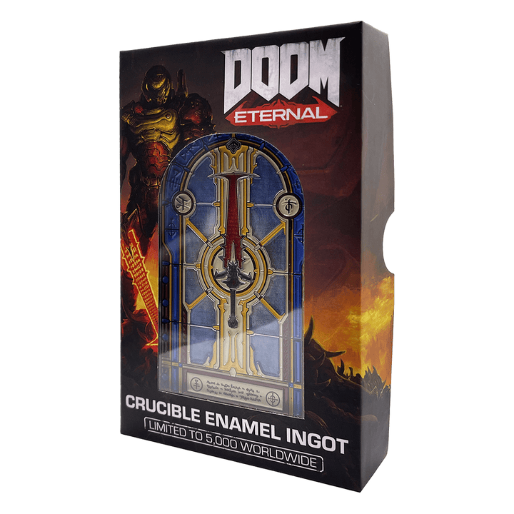 Doom Limited Edition Crucible Sword Stained Glass Window Ingot