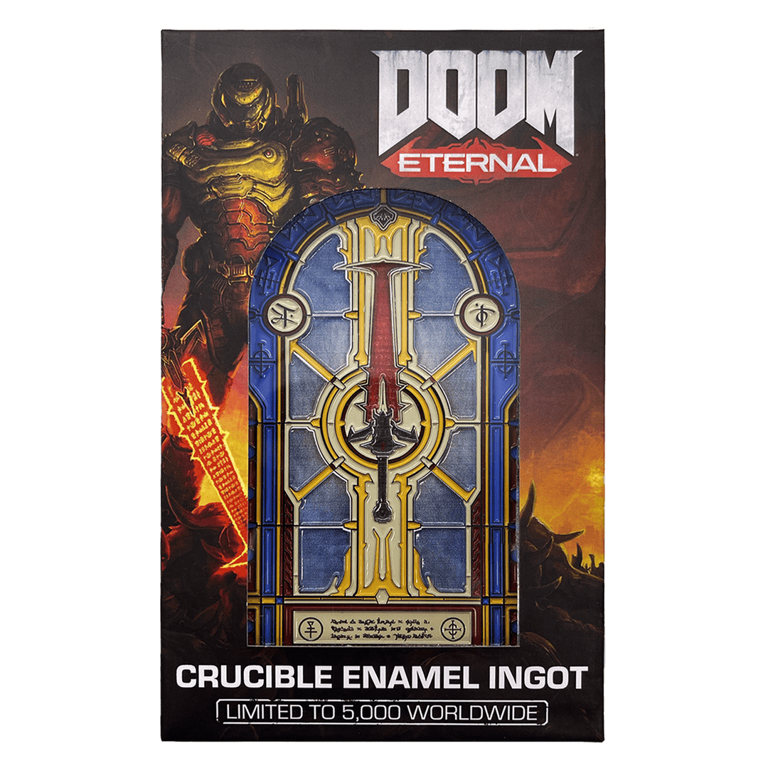 Doom Limited Edition Crucible Sword Stained Glass Window Ingot