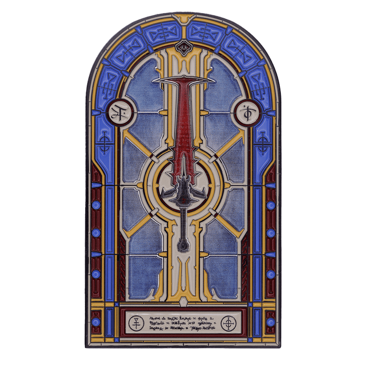 Doom Limited Edition Crucible Sword Stained Glass Window Ingot