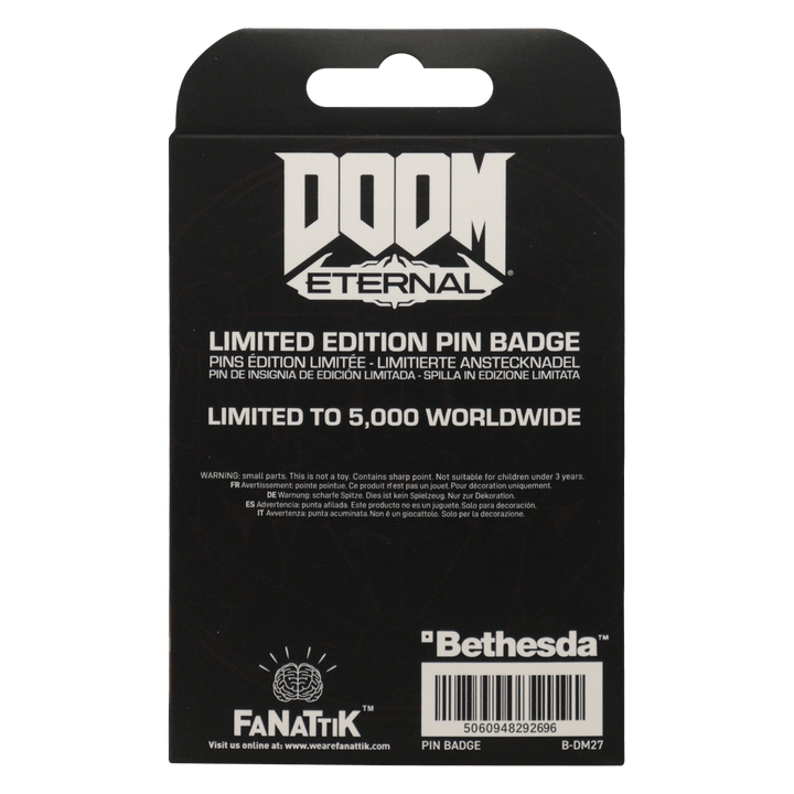 DOOM Limited Edition Pin Badge