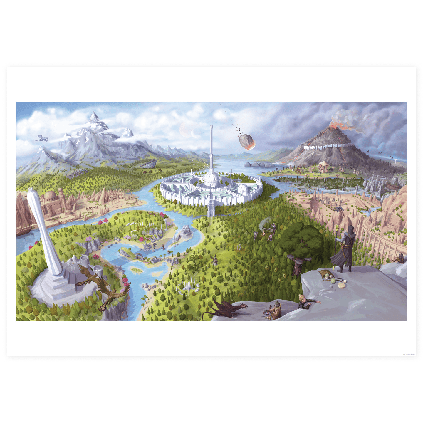 The Elder Scrolls IV: Oblivion Imperial City Art Print