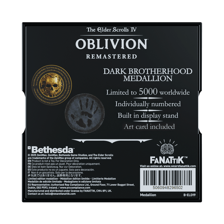 The Elder Scrolls IV: Oblivion Dark Brotherhood Medallion