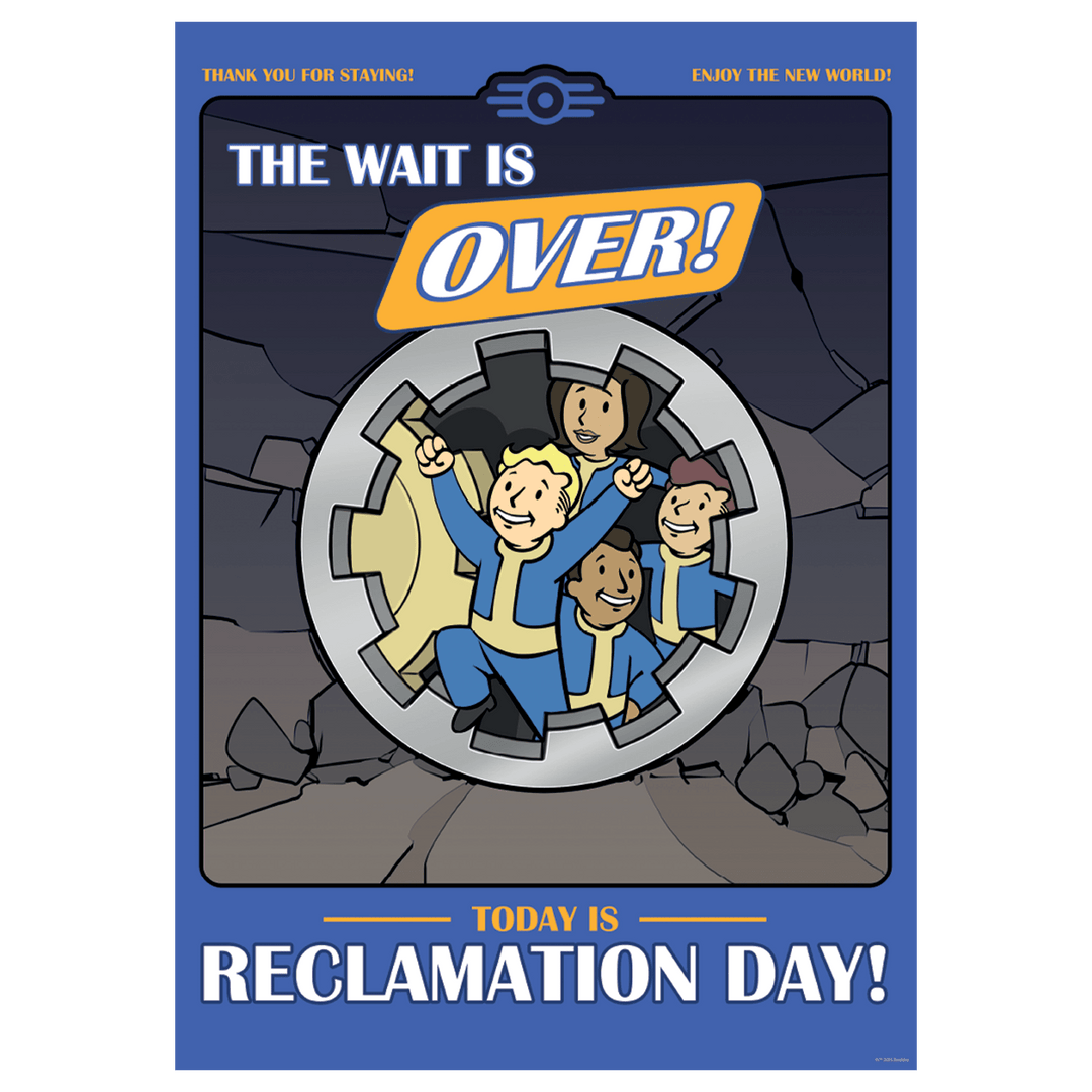 Fallout Reclamation Day A3 Art Print