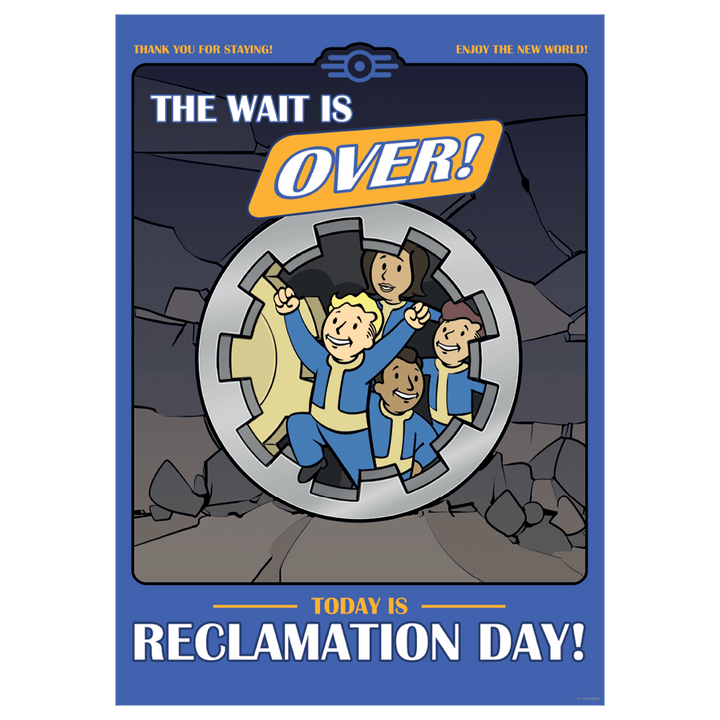 Fallout Reclamation Day A3 Art Print