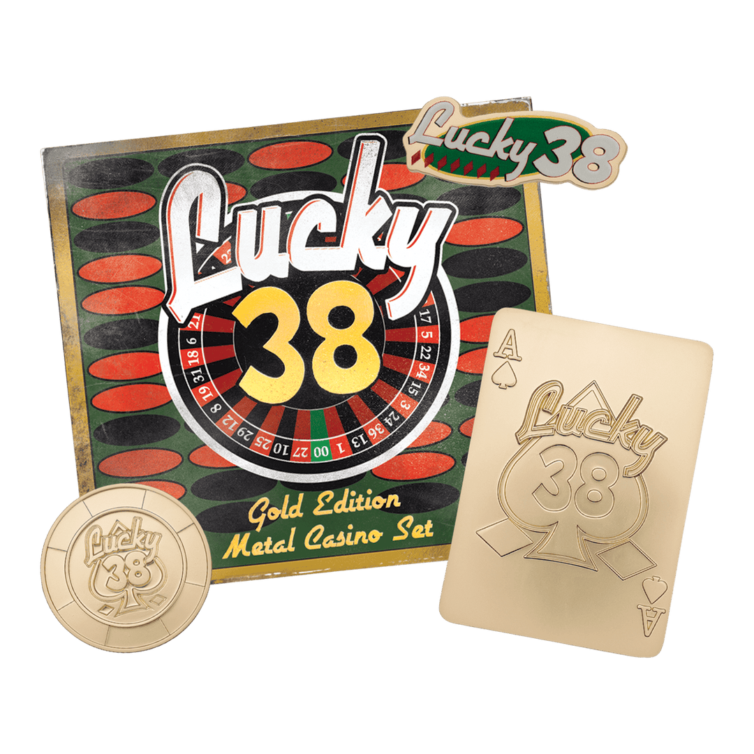 Fallout: New Vegas - Lucky 38 Imitation Gold Casino Set