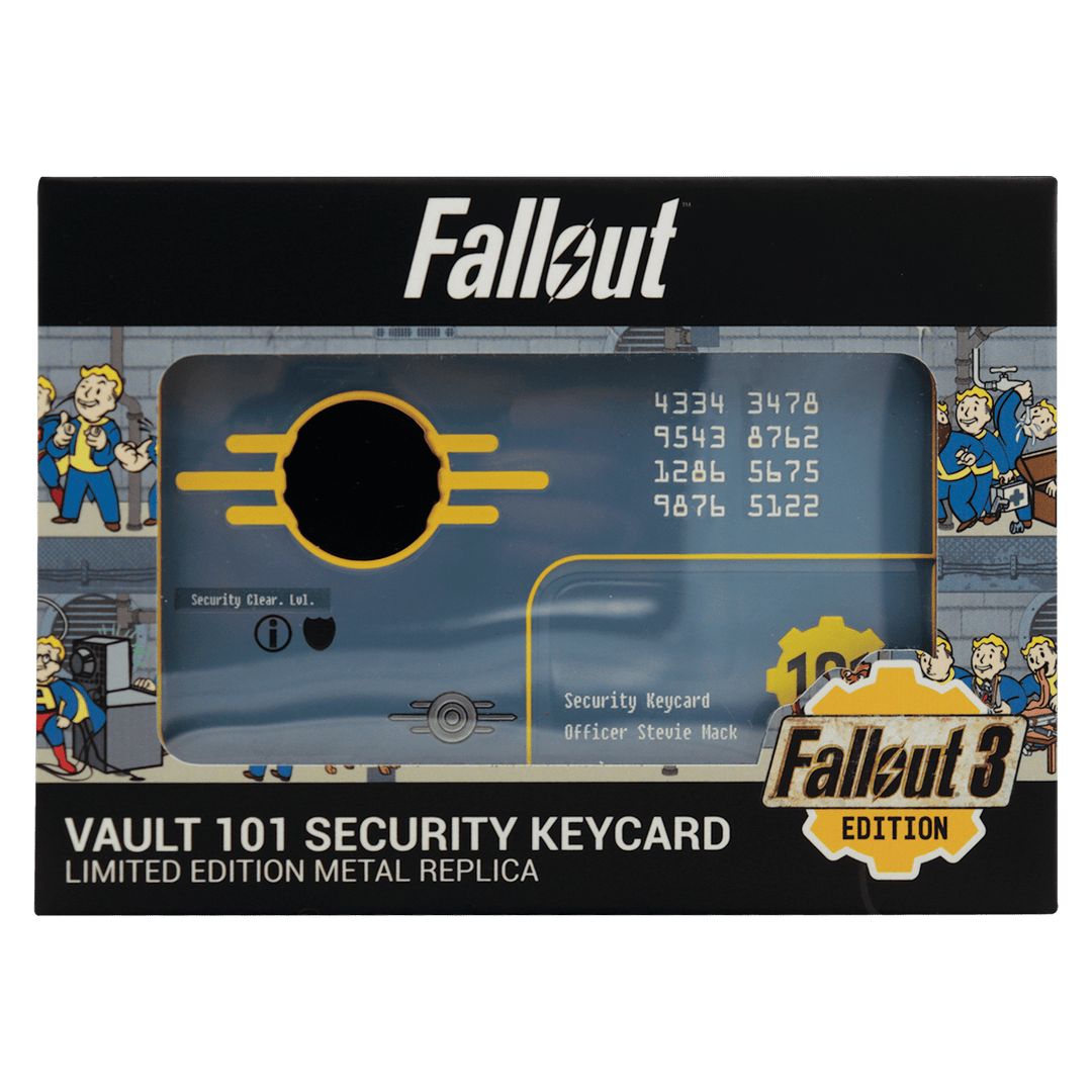 Fallout 3 Vault 101 Security Keycard Replica