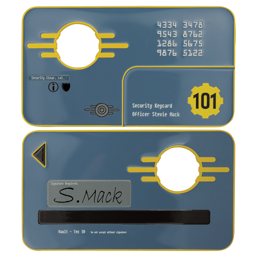 Fallout 3 Vault 101 Security Keycard Replica