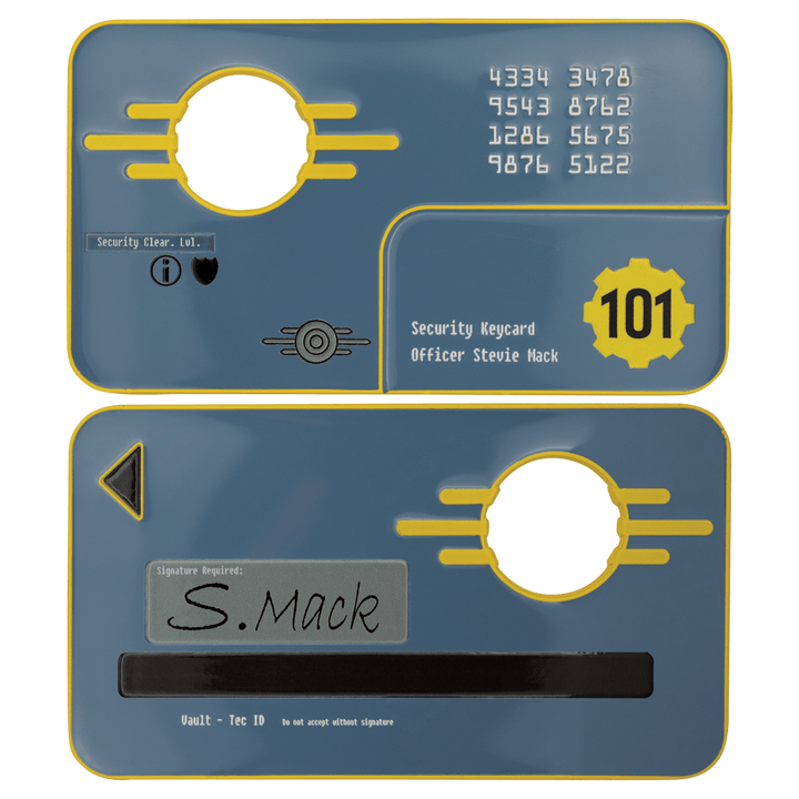 Fallout 3 Vault 101 Security Keycard Replica