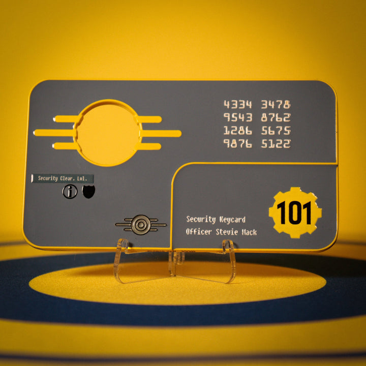 Fallout 3 Vault 101 Security Keycard Replica