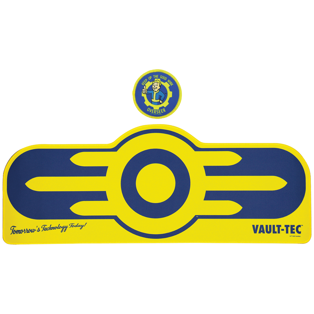 Fallout Vault-Tec XL Desk Pad and Coaster Set