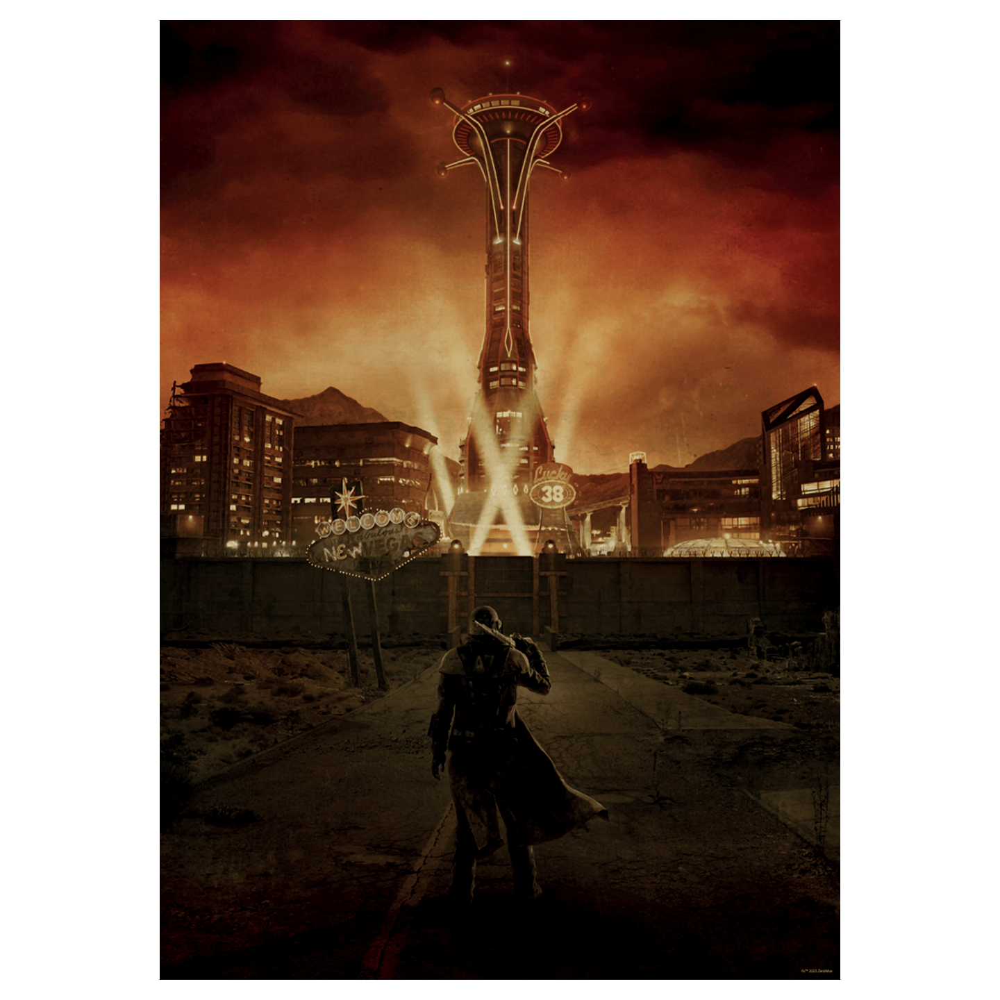 Fallout: New Vegas A3 Art Print