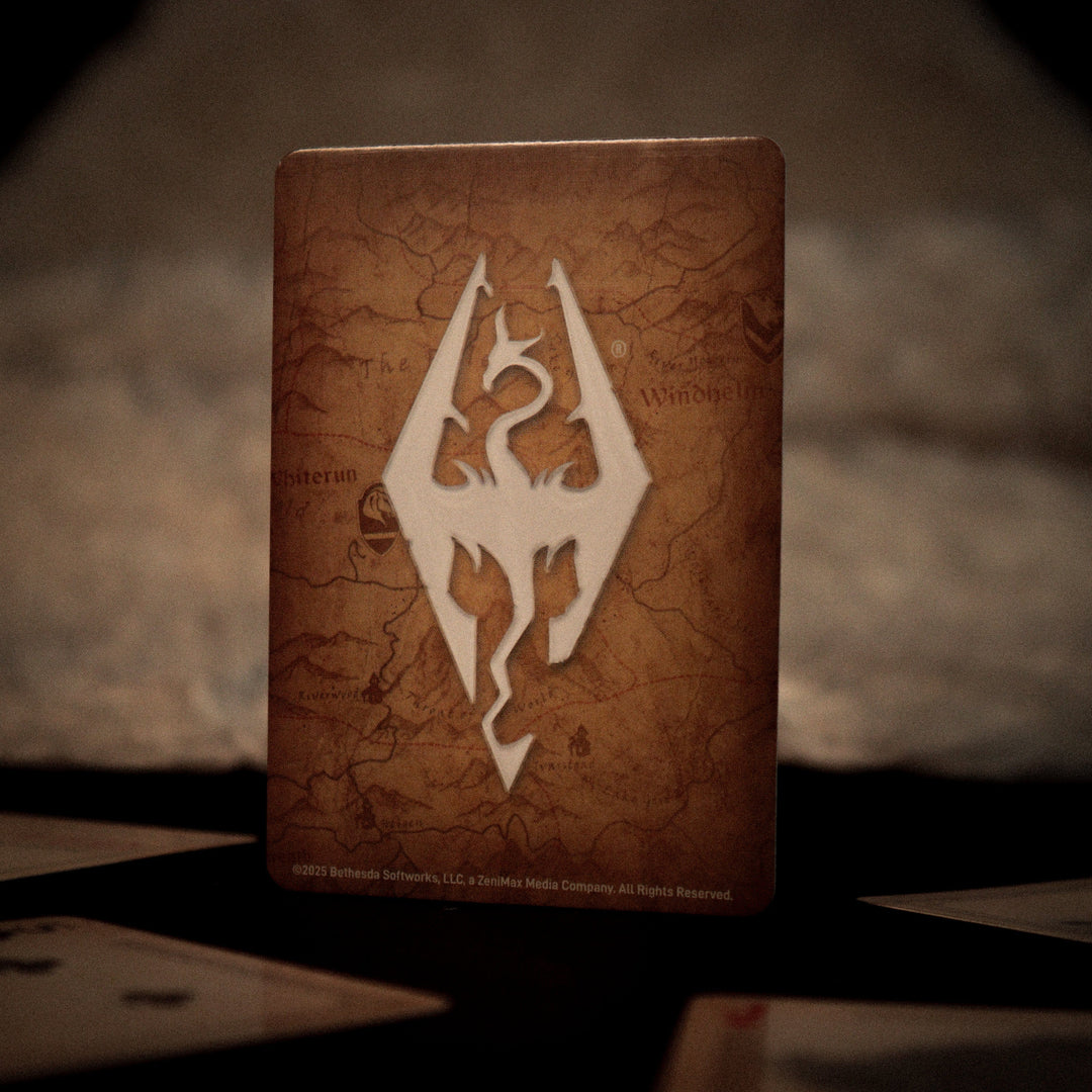 The Elder Scrolls Skyrim Playing Cards CDU Containing 12 Packs