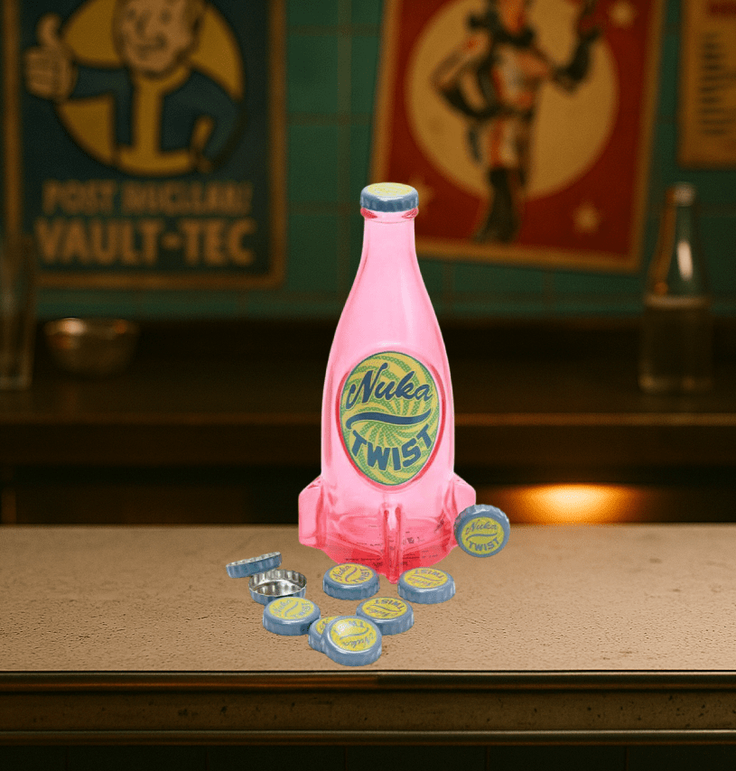 Fallout - Glass Bottle & Cap : Nuka Twist