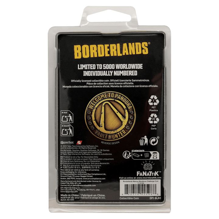 Borderlands Marcus Munitions Coin