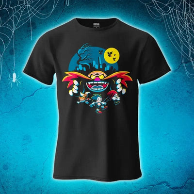 Official SEGA Halloween Eggman Moon T-shirt